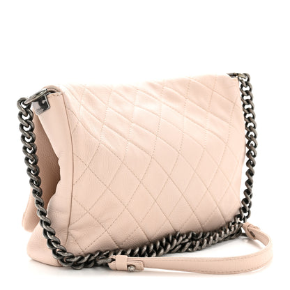 Chanel Calfskin Quilted Couture Messenger Light Pink 3 of 14