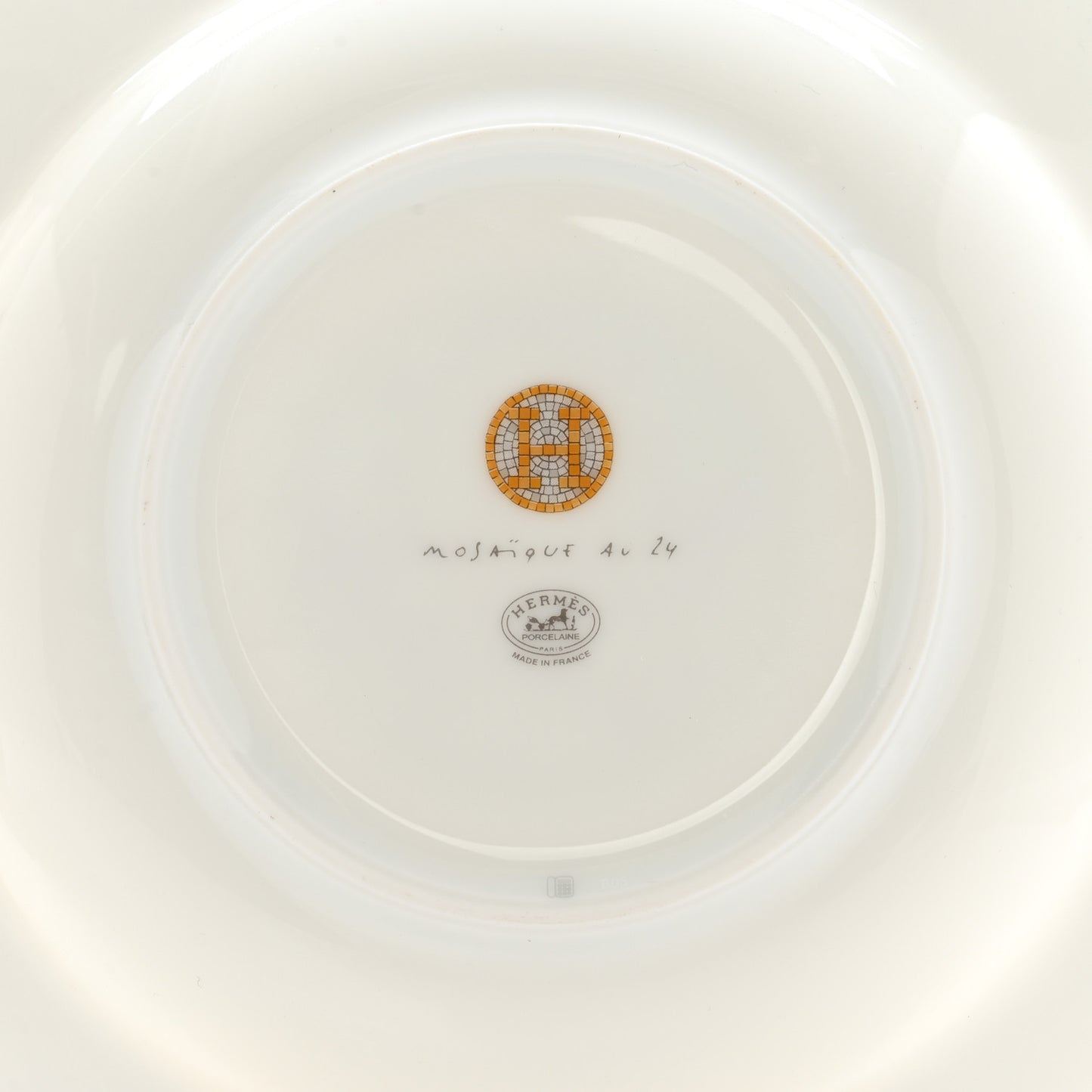Porcelain Mosaique Au 24 Platine Soup Plate Set of 2