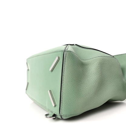Loewe Calfskin Medium Gingham Puzzle Bag Lime 10 of 10