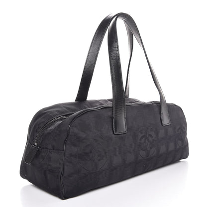 Chanel Nylon Travel Bowler Black 3 of 7