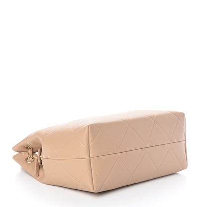 Chanel Caviar Large Handle Shopping Bag Beige 4 of 9