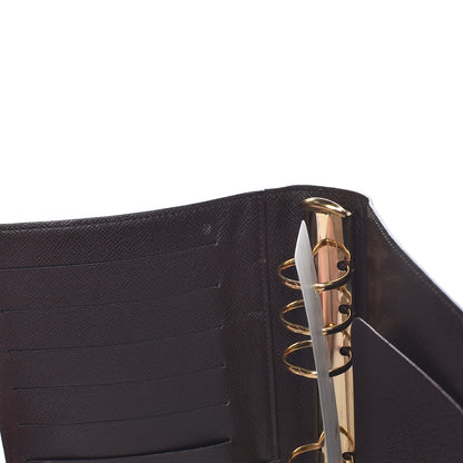 Louis Vuitton Damier Ebene Medium Ring Agenda Cover 13 of 15