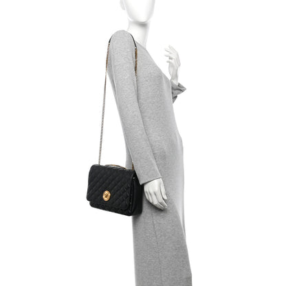 Versace Nappa Quilted La Medusa Chain Crossbody Black 2 of 9