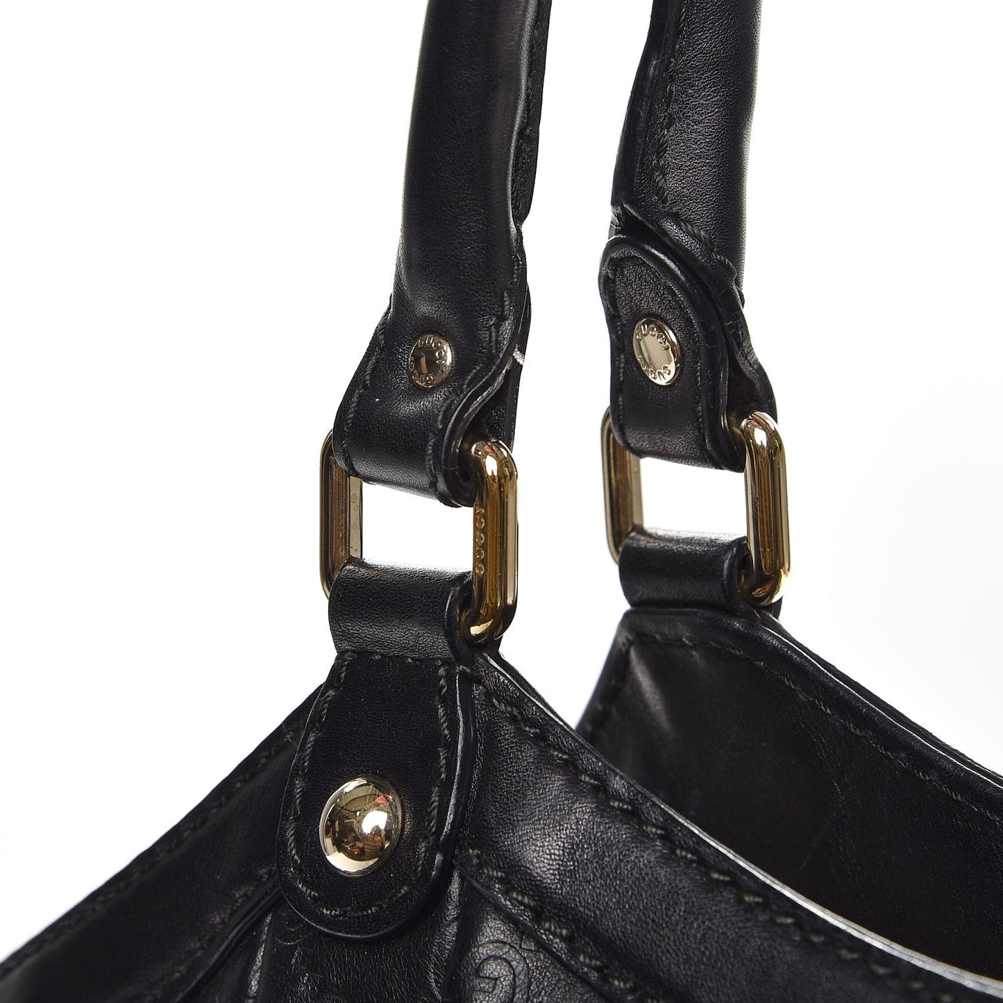 Guccissima Large Sukey Tote Black