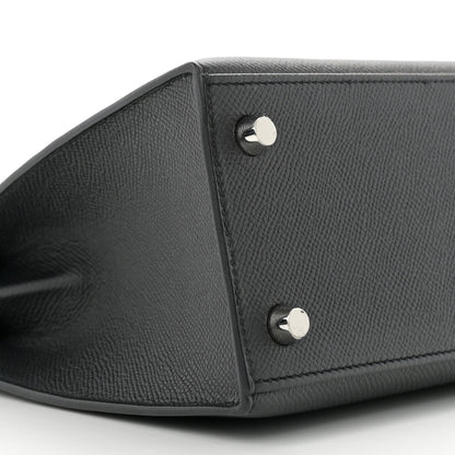 Hermes Epsom Kelly Sellier 25 Black 9 of 11