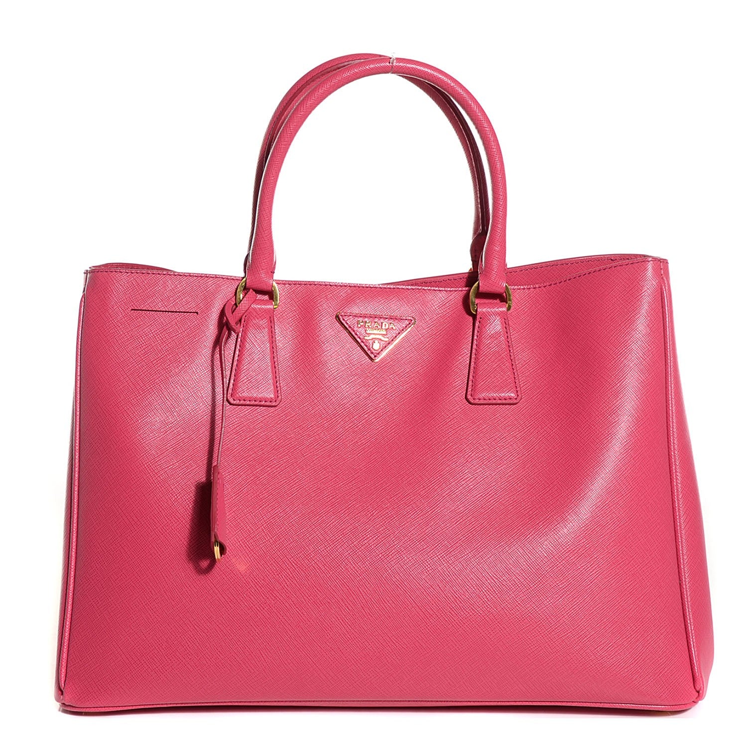 Prada Saffiano Lux Large Tote Peonia 1 of 9