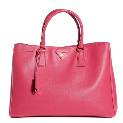 Prada Saffiano Lux Large Tote Peonia 1 of 9