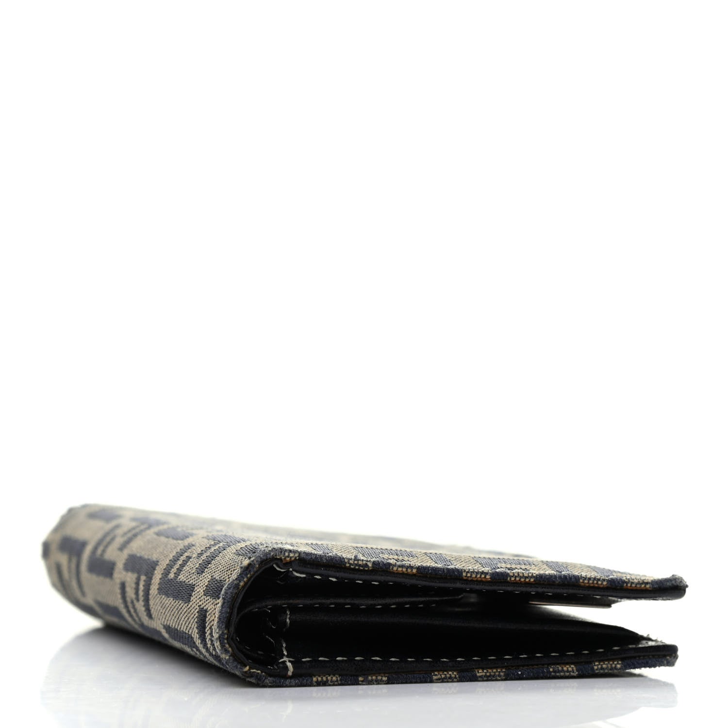 Fendi Zucchino Bi-Fold Wallet Navy 4 of 7
