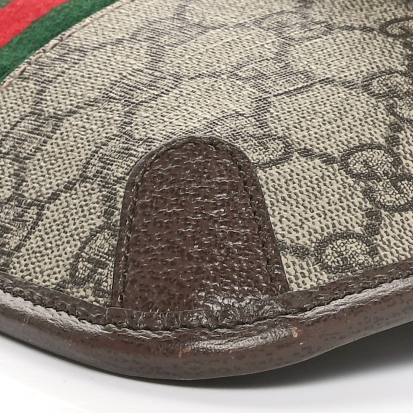 GG Supreme Monogram Web Small Ophidia Belt Bag Brown