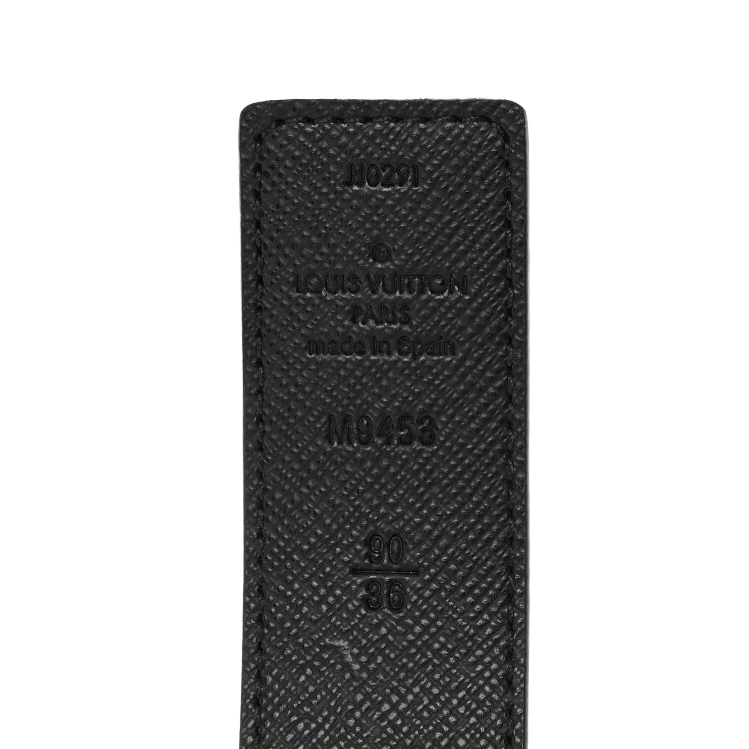 Louis Vuitton Calfskin Monogram 30mm LV Initiales Reversible Belt 90 36 Black 3 of 6