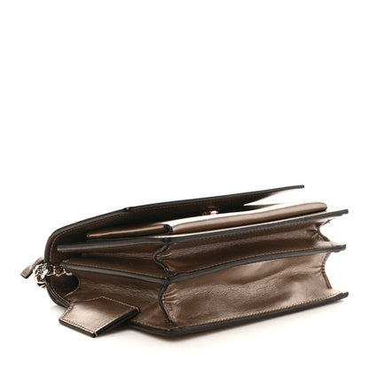 Saint Laurent Metallic Calfskin Small Monogram Sunset Gold 4 of 9