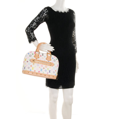 Louis Vuitton Monogram Multicolor Alma White 2 of 7
