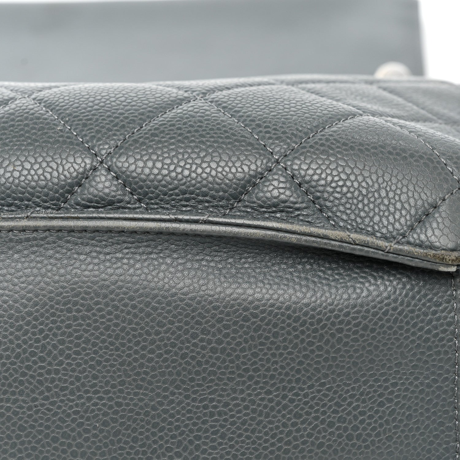 Chanel Caviar Quilted Large Retro Class Flap Grey 19 of 23