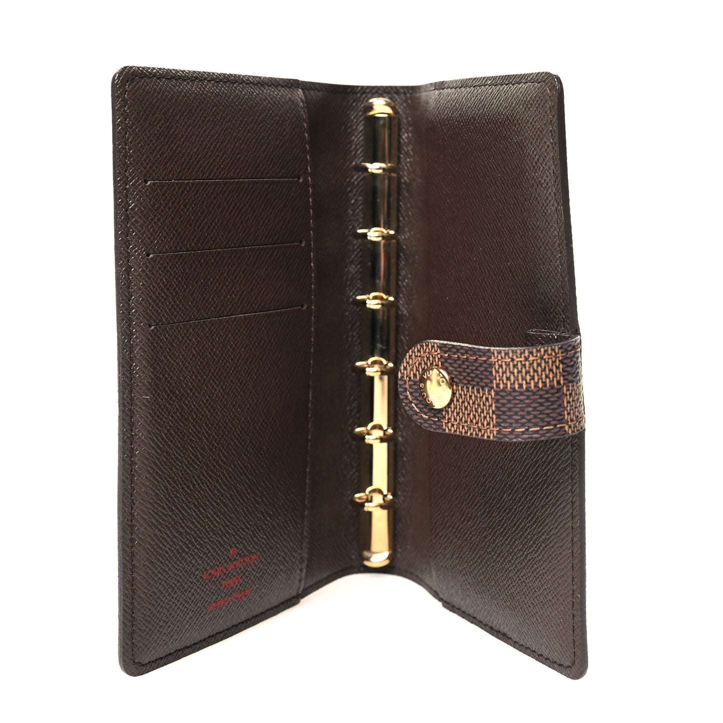 Damier Ebene Small Ring Agenda Cover