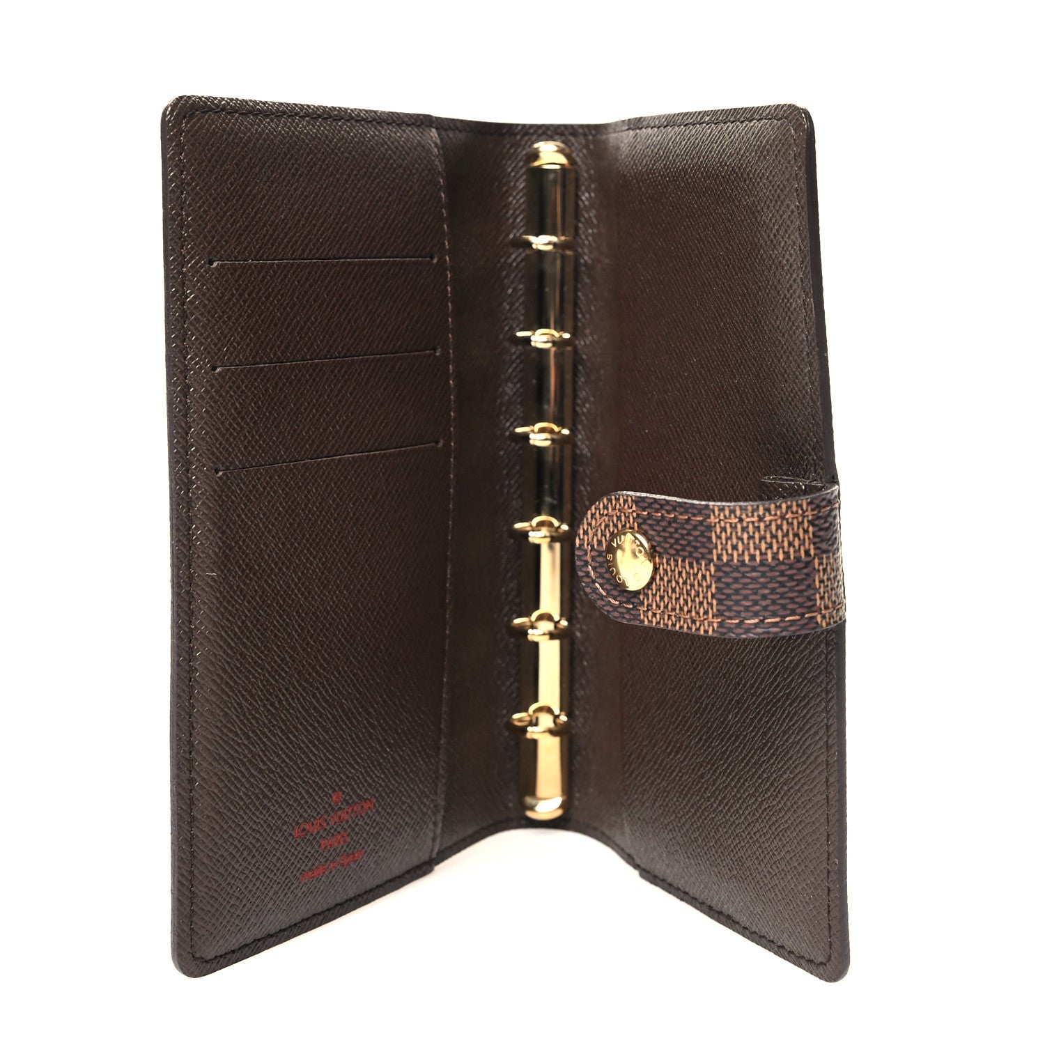 Louis Vuitton Damier Ebene Small Ring Agenda Cover 5 of 9