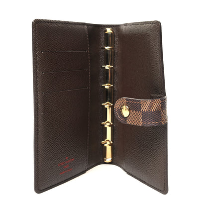 Louis Vuitton Damier Ebene Small Ring Agenda Cover 5 of 9