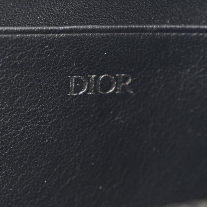 Christian Dior Oblique Zipped With Strap Pouch Blue Black 7 of 13