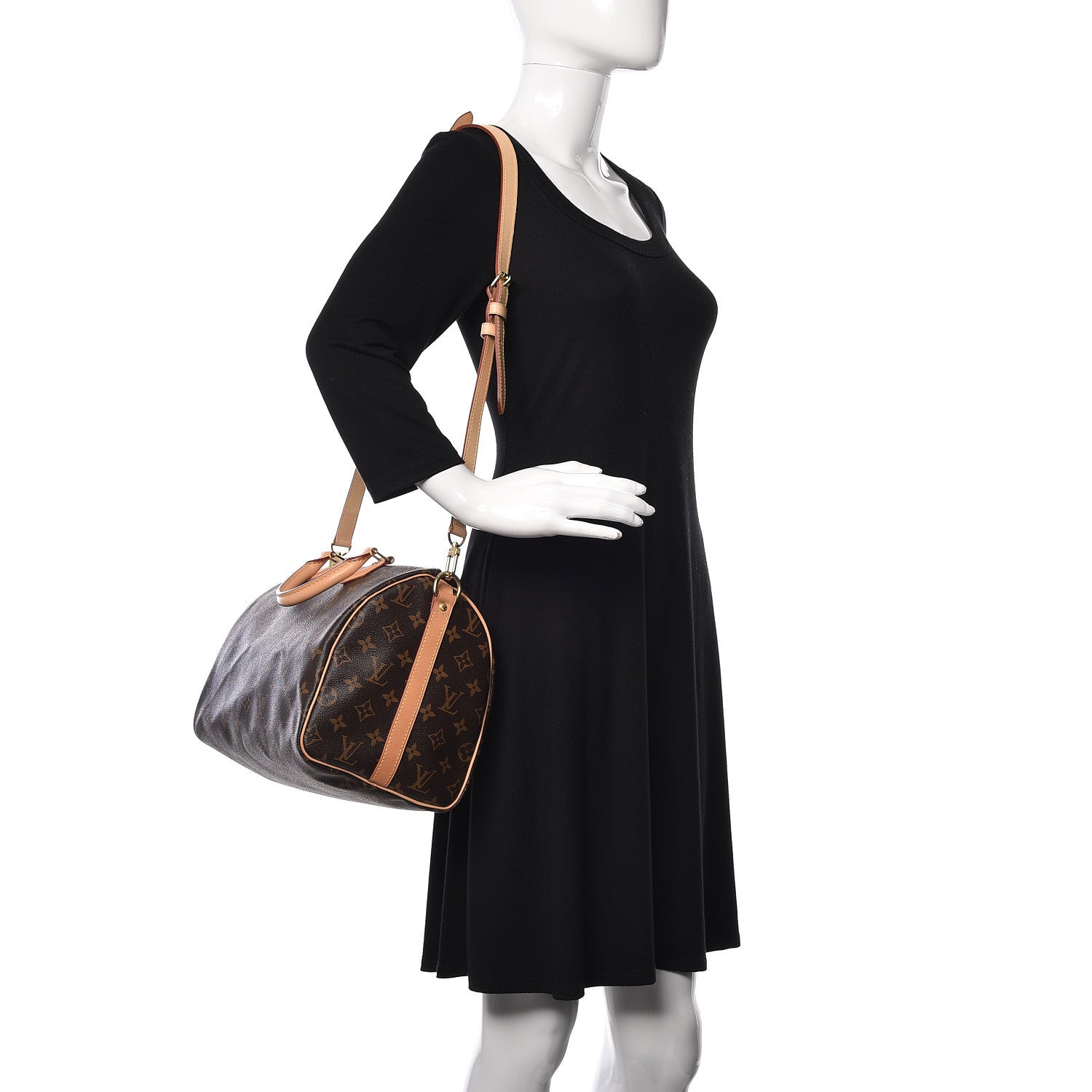 Louis Vuitton Monogram Speedy Bandouliere 30 3 of 14