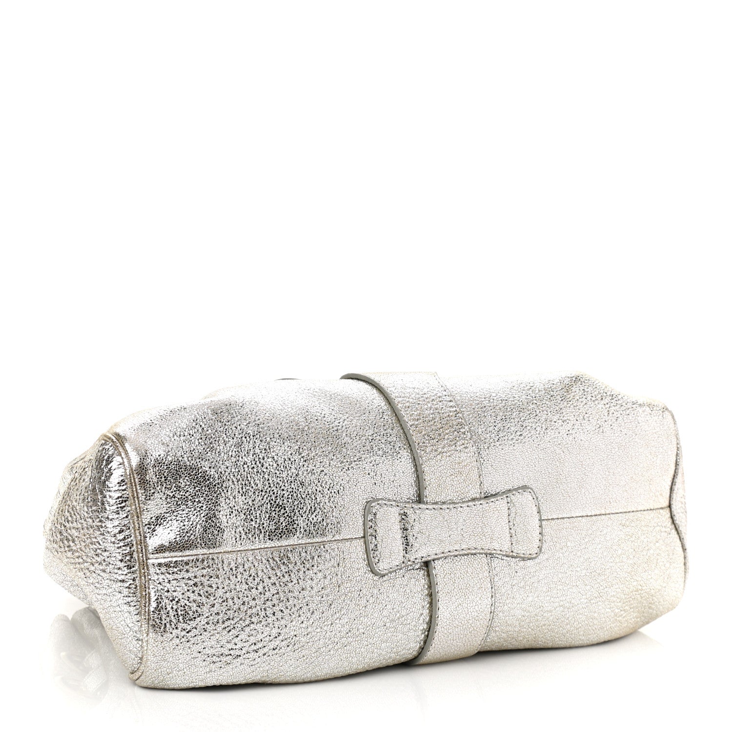Jimmy Choo Metallic Calfskin Riki Bag Silver 4 of 11