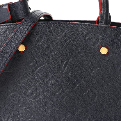 Louis Vuitton Empreinte Montaigne BB Marine Rouge 7 of 9