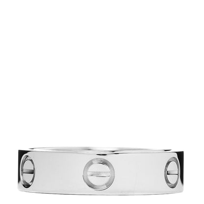 Cartier 18K White Gold 5.5mm Astro LOVE Ring 52 6 4 of 5