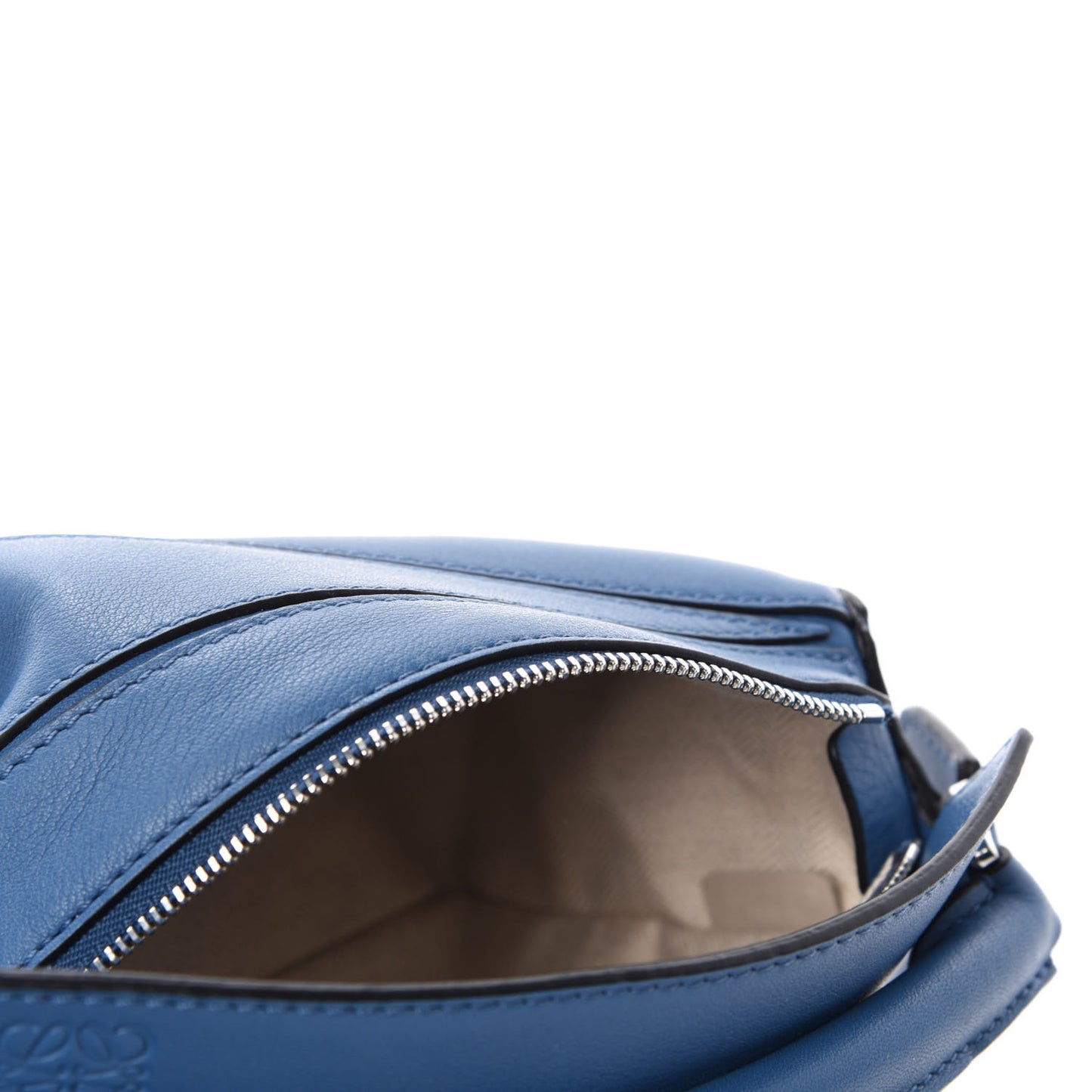 Calfskin Mini Puzzle Bag Blue