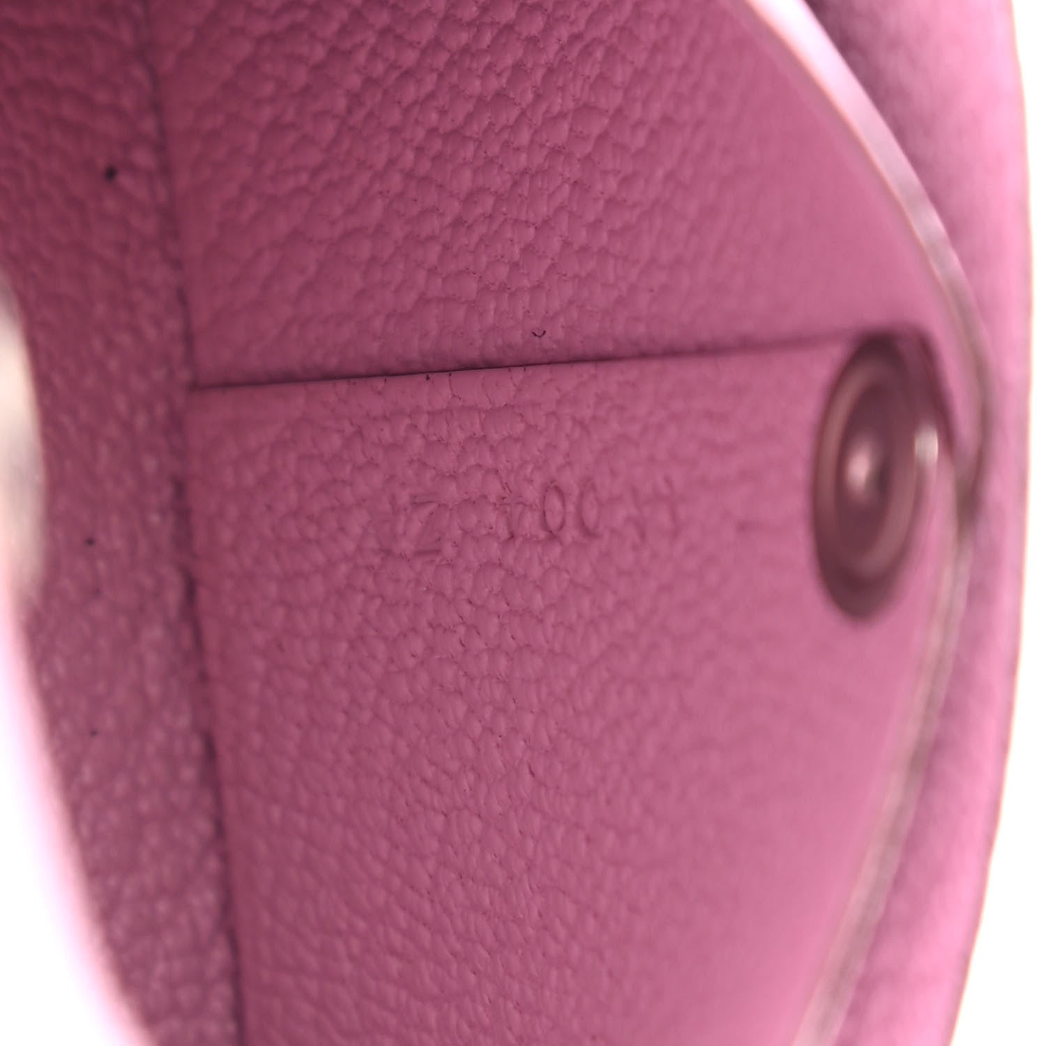 Hermes Chevre Mysore Bastia Coin Purse Mauve Sylvestre 7 of 7