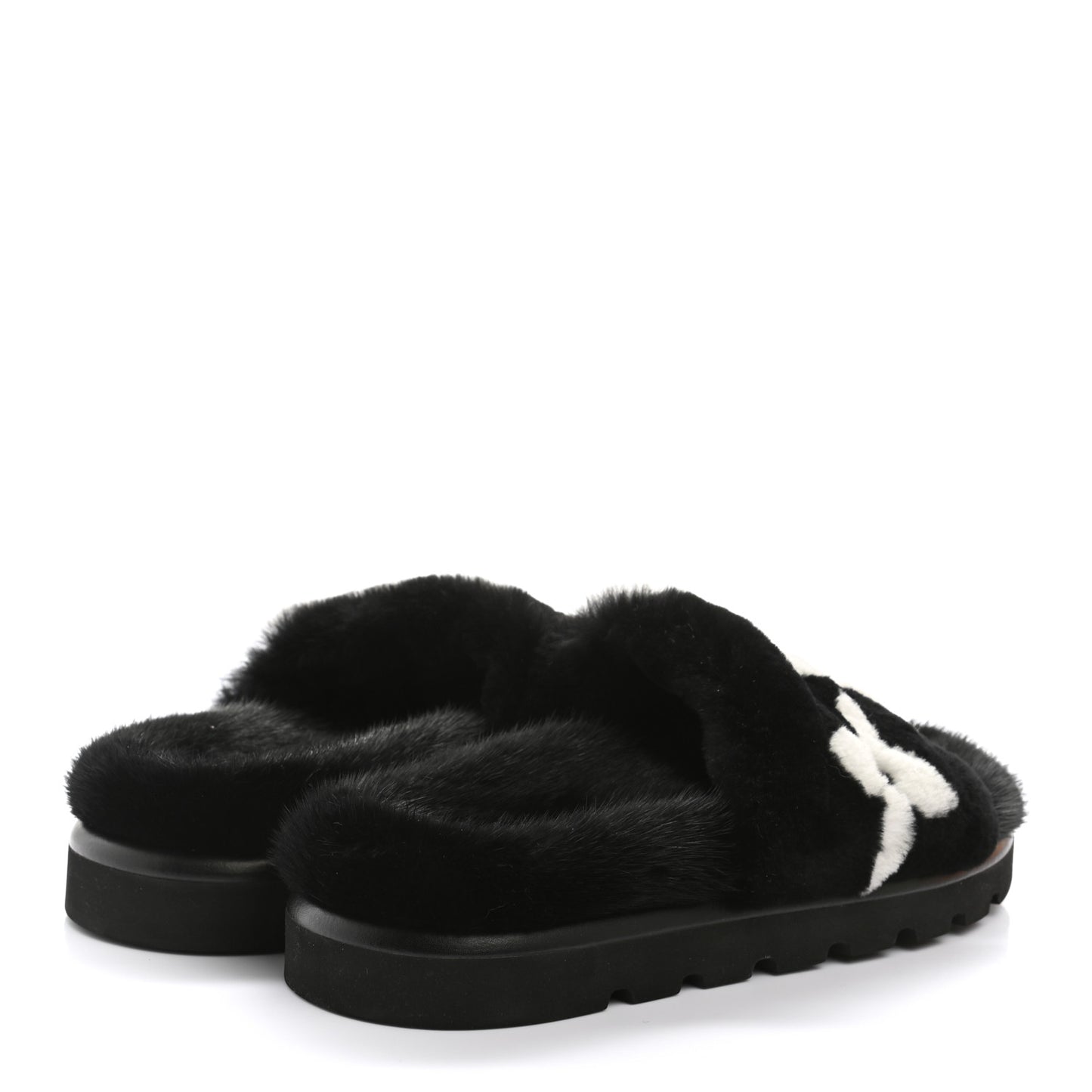 Mink Pool Pillow Comfort Mule 39 Black
