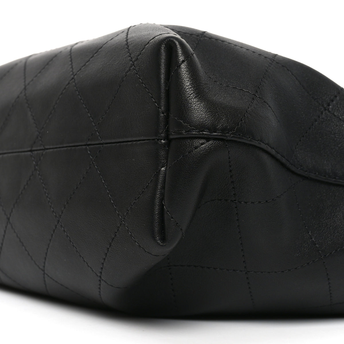 Chanel Calfskin Quilted Small Maxi Hobo Black 10 of 10