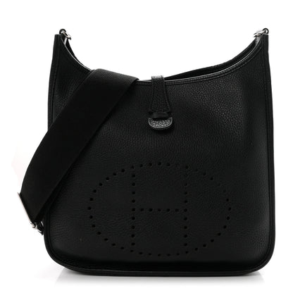 Hermes Taurillon Clemence Evelyne III PM Black 2 of 19
