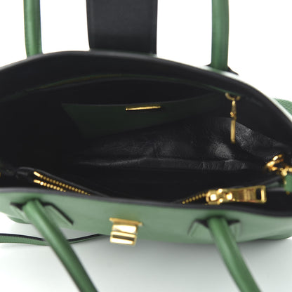 Prada Saffiano Turn Lock Tote Biliardo 6 of 10