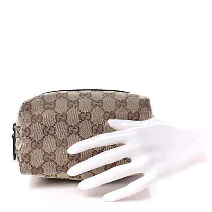 Gucci Monogram Large Cosmetic Case Brown 2 of 9