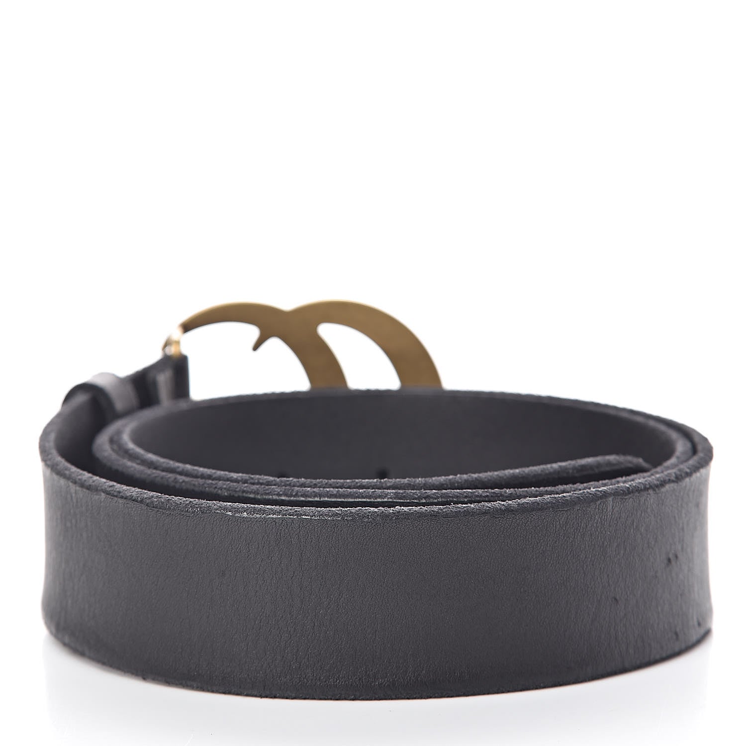 Gucci Faded Calfskin Double G 40mm Belt 90 36 Black 3 of 6
