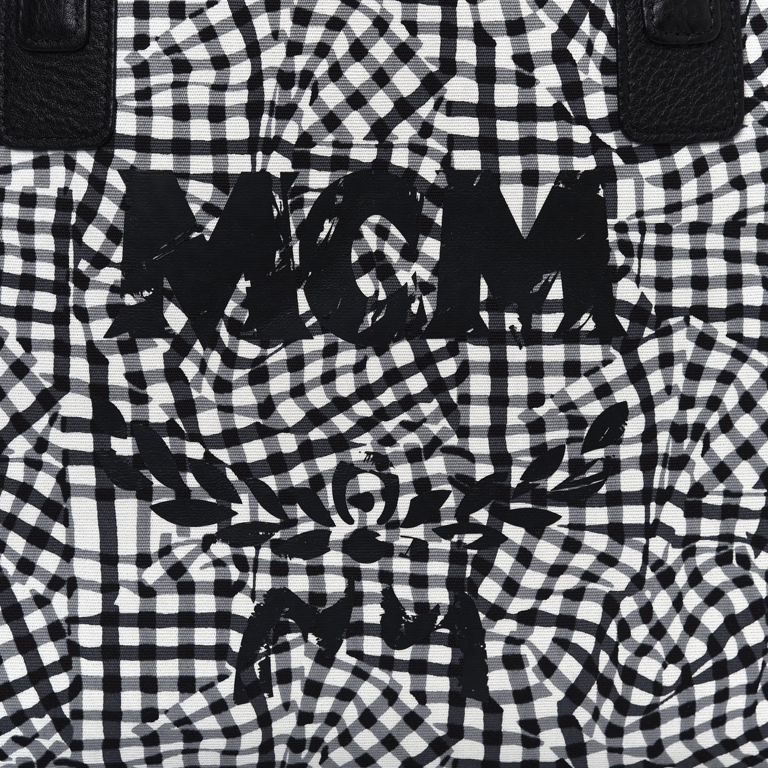 MCM Visetos Medium Liz Reversible Shopper Tote Black 14 of 20