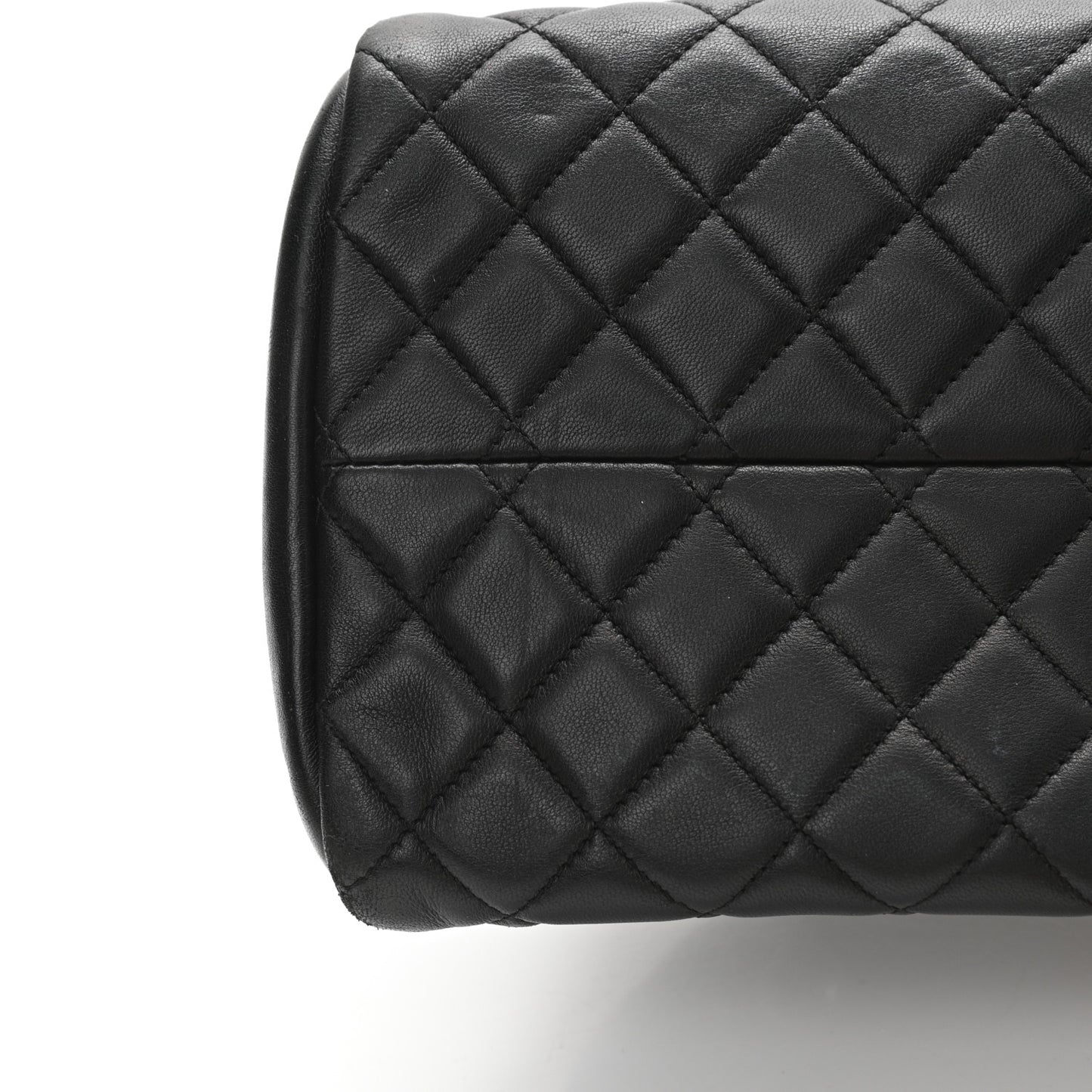 Lambskin Quilted Medium Just Mademoiselle Black