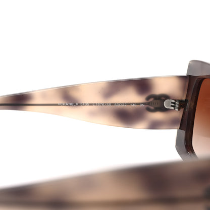 Chanel Acetate Rectangle Sunglasses 5435-A Tortoise 6 of 8