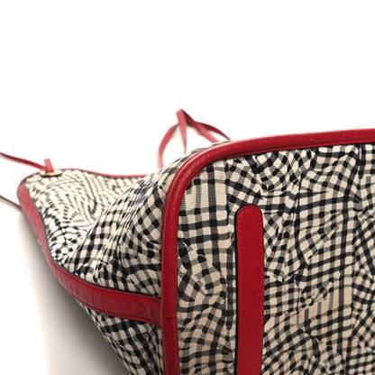 MCM Visetos Large Liz Reversible Shopper Tote Ruby Red 21 of 26