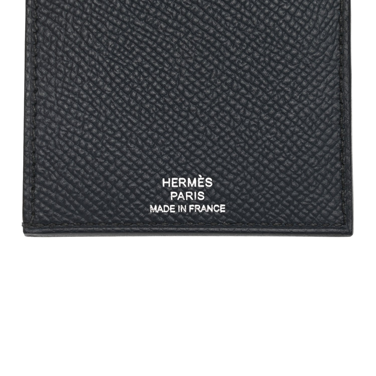Hermes Epsom Evercolor Chevre Mysore Les Petits Chevaux Card Holder Bleu Indigo Bleu Nuit Gold Black 5 of 6