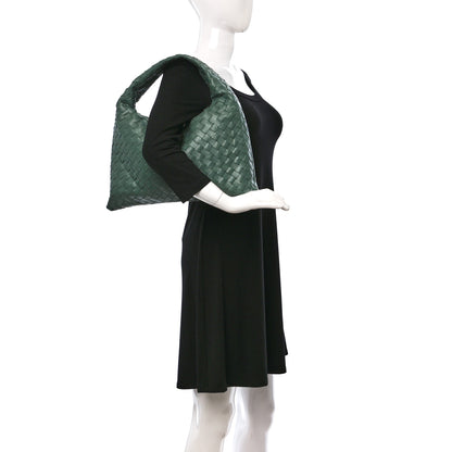 Bottega Veneta Calfskin Intrecciato Small Hop Aloe 2 of 8