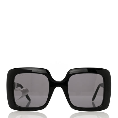 Gucci Acetate Square Frame Sunglasses GG0053S Black 2 of 6
