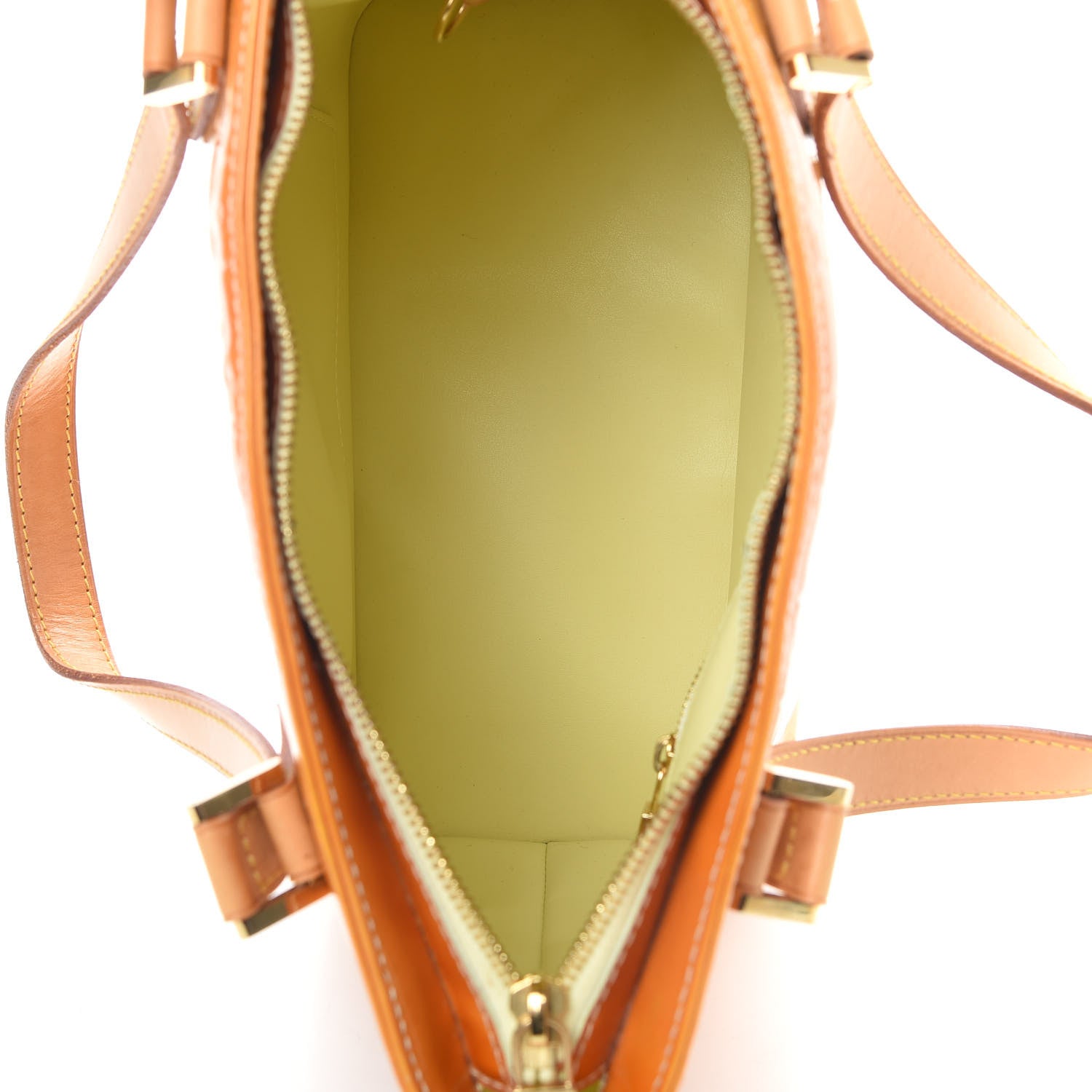 Louis Vuitton Vernis Houston Lime 5 of 15