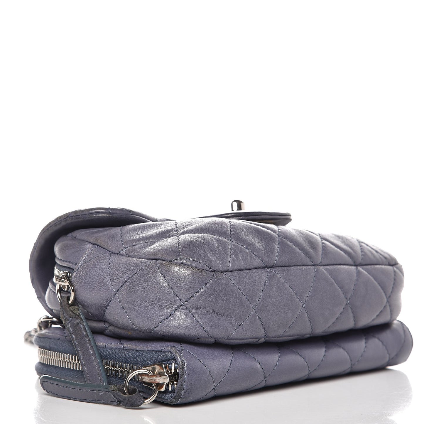 Lambskin Quilted New Mini Flap Lavender