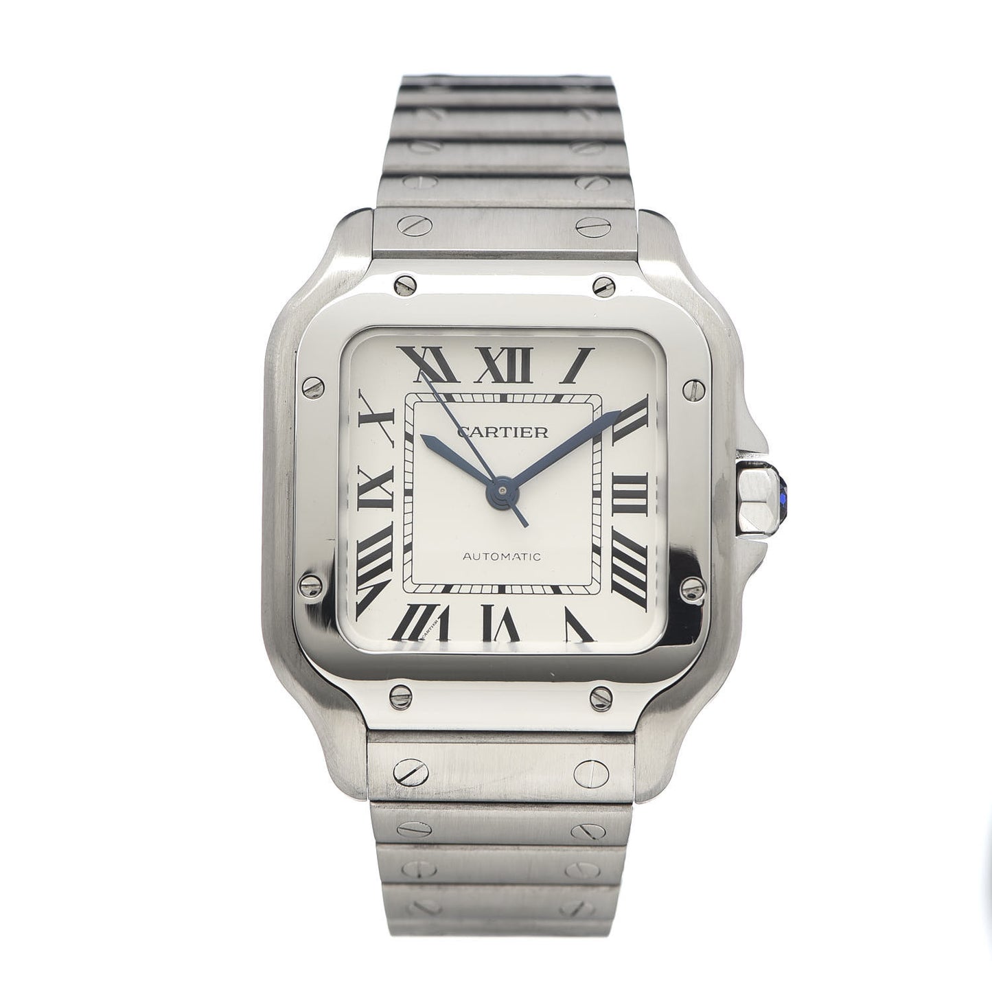 Stainless Steel 35mm Santos de Cartier Automatic Watch