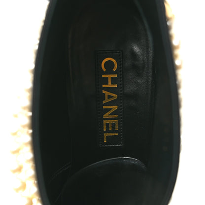 Chanel Lambskin Pearl Bow Short Boots 40 Black 40 Black 7 of 10
