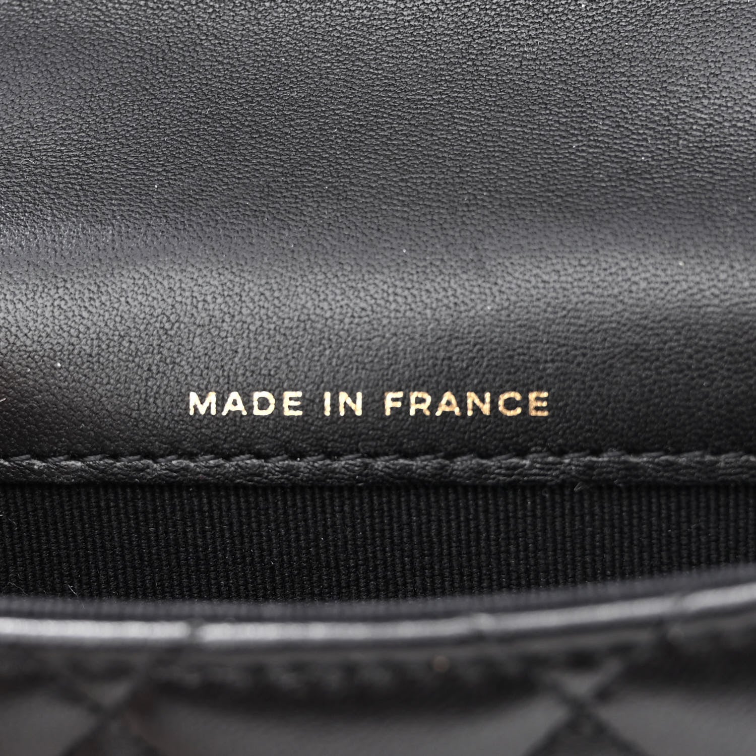 Chanel Lambskin Quilted Top Handle Flap Coin Purse With Chain Black 7 of 12