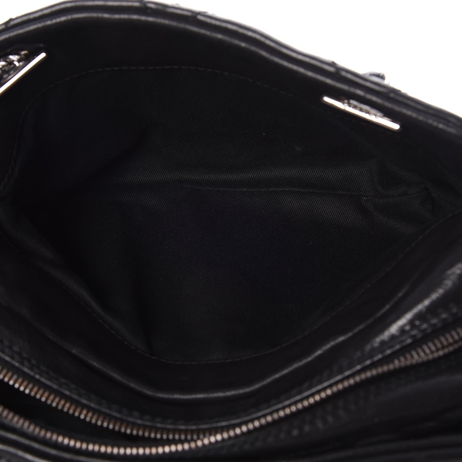 Chanel Calfskin Small Diamond Stitch Tote Black 5 of 13