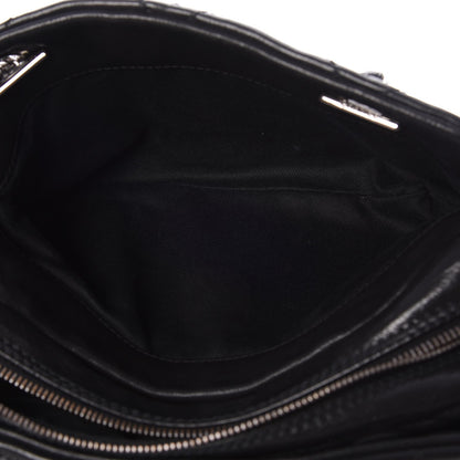 Chanel Calfskin Small Diamond Stitch Tote Black 5 of 13