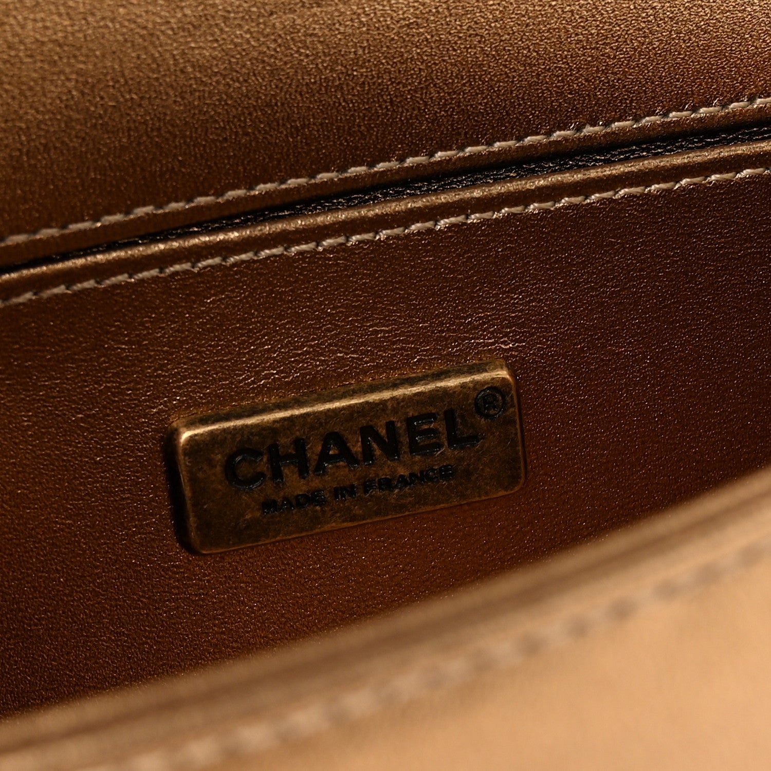 Chanel Snakeskin Calfskin Small Boy Flap Gold 6 of 11