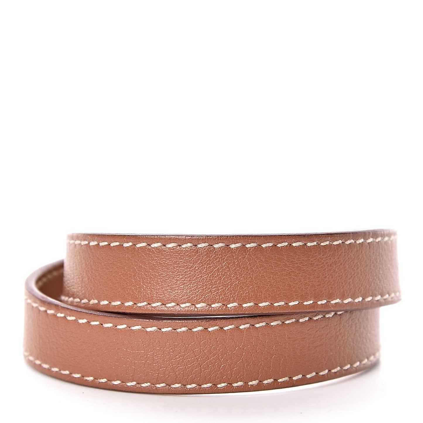 Barenia Kelly Double Tour Bracelet S Fauve