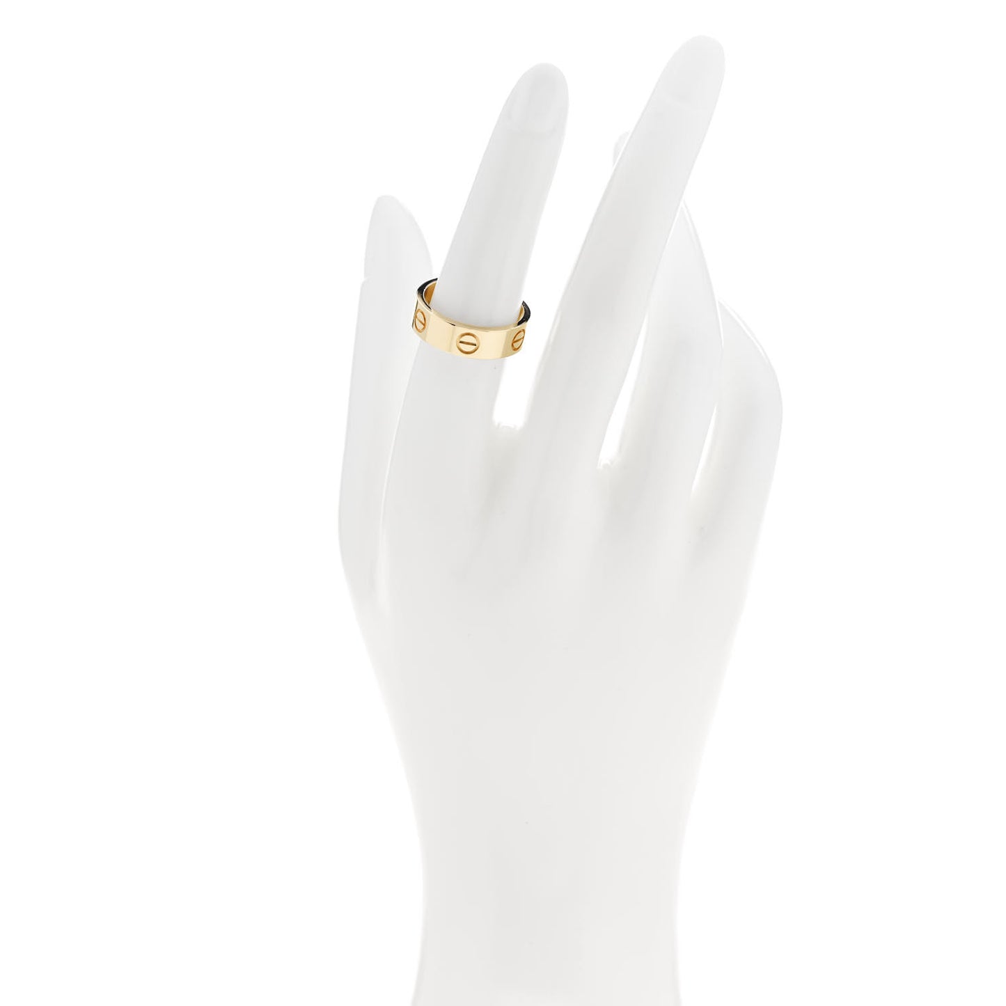 18K Yellow Gold 5.5mm LOVE Ring 53 6.5